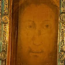The Holy Face of Manoppello. Have you seen it? When Christ died, the  Sudarium was placed over His face. The Shroud was wrapped around the entire  body. And this cloth was placed