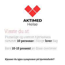 Bra at vi kan forvirre dem med vanlige smerter, som er sikker på at det er noen symptomer som kan tyde på hjertestans, og derfor bør vi ikke ignorere dem. Aktimed Helse Home Facebook