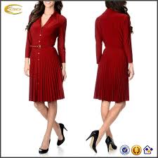 Baju bahan polyester kombinasi ini memiliki kerah model v. Grosir Wanita 3 4 Panjang Lengan Kemeja Kerah V Leher Pull Over Lipit Kemeja Wanita Formal Gaun Kantor Dress Buy Kantor Gaun Wanita Kantor Memakai Gaun Gaun Baju Formal Untuk Kantor Product On Alibaba Com