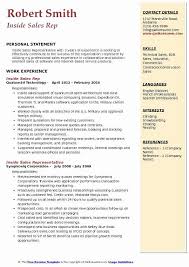 Inside Sales Representative Resume Inspirational Inside Sales Rep Resume Samples Resume Examples Sales Resume Examples Job Resume Samples