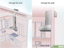 This style of range hood is smaller and thinner than others. How To Vent A Stove With Pictures Wikihow