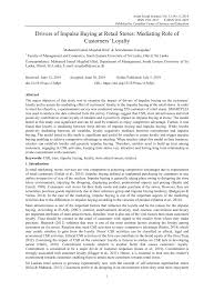 Tes kesetiaan selingkuh reality show brazil terbaru, selingkuh di ruang tamu 18+. Pdf Drivers Of Impulse Buying At Retail Stores Mediating Role Of Customers Loyalty