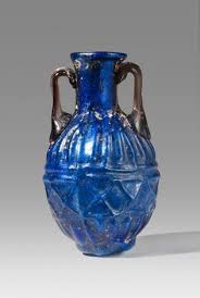 Roman Blue Glass Amphoriskos Vessels Date 1st Century Ad Culture Roman Category Vessels Medium Glass Ancient Roman Glass Roman Glass Glass Art