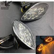 Smoke Motocross Blinker Scooter Led For Kawasaki Honda Suzuki Harley Davidson Ducati Yamaha Moto Indicator Motorcycle Fla Motorcycle Accessories Suzuki Ducati