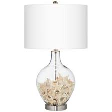 Fillable Clear Glass Ovo Table Lamp Table Lamp Bright Decor Clear Glass Table Lamp