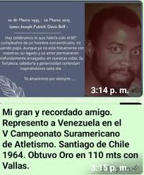 12 segundos 95 centésimas...... nuevo récord Nacional Felicitaciones  Yoveinny Mota Aranguren. Si digo que me sorprende te digo que es mentira.  Pero muy contento. Y continúa trabajando. Como tú dices el trabajo