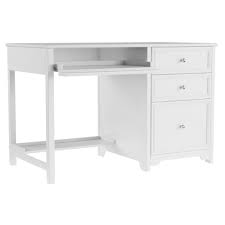5% off first order & australia wide delivery. Home Decorators Collection 46 In Rectangular White 3 Drawer Computer Desk With Solid Wood Material 6769410410 The Home Depot