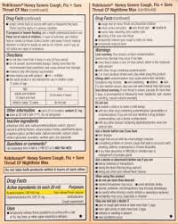 Some easy home remedies th. Robitussin Honey Severe Cough Flu Sore Throat Day Night Liquid Medicine 2 Ct 4 Fl Oz Pick N Save