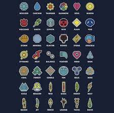 Pokemon Badges T Shirt By Polyhata Pokemon Badges Pokemon Pokemon Gym Badges