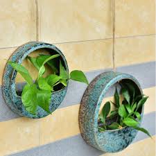 In a variety of shapes and sizes, our vases showcase classic scandinavian design jysk office 4. Creative Pottery Style Wall Hanging Planter Pot Home Decor Garden Decoration Flower Pots Planters Aliexpress