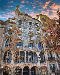 Casa Batllo Barcelona Spain Spagna Abiti Da Sposa Bianchi Stile