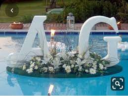Pin By Tasha89 Always On Piscina Backyard Wedding Pool Pool Wedding Pool Wedding Decorations