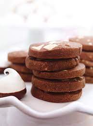 Petits Sables Au Chocolat Ricardo Recipe Desserts Desserts With Biscuits Delicious Cookie Recipes