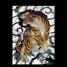 Japanese tiger tattoo is used to represent strength, courage, and longevity. Tattoo Style Japanese Tiger Traditional Tasse Spreadshirt