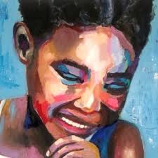 8 X 10 Impressionist Art Print Portrait, Original Painting by Kelsey Quick,  Illustration, Impressionism, Signed, Numbered, Limited Edition