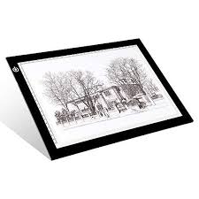 Litenergy A4 Ultra Thin Portable Led Light Box Trace Usb Power Led Artcraft Tracing Light Table For Artists Drawi Portable Led Lights Led Light Box Light Table