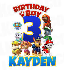 Maybe you would like to learn more about one of these? Paw Patrol 3rd Birthday Shirt Svg Novocom Top