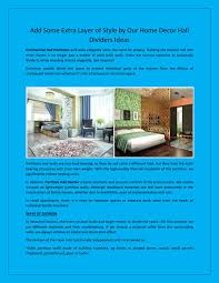 Check spelling or type a new query. Add Some Extra Layer Of Style By Our Home Decor Hall Dividers Ideas By Partition Design Issuu