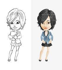 Maybe you would like to learn more about one of these? Girl Cartoon Character With Short Haircut Girl Cartoon Characters Girl Cartoon Female Cartoon Characters