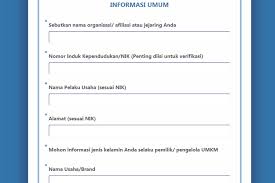 Pelaku Umkm Belum Dapat Bantuan Segera Isi E Form Siapbersamakumkm Kemenkopukm Go Id Di Sini Potensi Bisnis