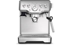 The included steam wand froths milk for latte art. Breville The Infuser Coffee Machine Bes840bss