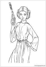 Download Star Wars Characters Coloring Pages Leia Skywalker Coloring Pages Damage