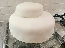 Coconut milk, spectrum organic shortening, vegan sour cream. Ombre Flowers Gluten Free Wedding Cake Bakearama