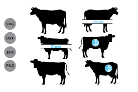 Download Download Cow Svg Cow Monogram Svg Farm Animal Cow Farm Svg Cow Silhouette Free
