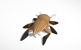 3d drawing tutorial videos : Cockroach Junkyardcats Tinkercad