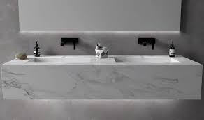 Shop bathroom vanity lights and find a variety of bathroom light fixtures to fit your style. Lyra Double Floating Natural Stone Vanity Stonesize