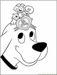 Clifford puppy days coloring pages. Happy Valentines Day Coloring Pages Dog Novocom Top