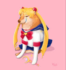 Sign in and be the first to comment. Cheems Sailor Moon Usagi Doge Sticker Stickers Tuxedo Mask Etsy Sailor Moon Usagi Sailor Moon Gif Sailor Moon