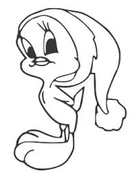 Cute Tweety Bird Svg Picture Photo Svgimages Com Bird Coloring Pages Merry Christmas Coloring Pages Coloring Pages