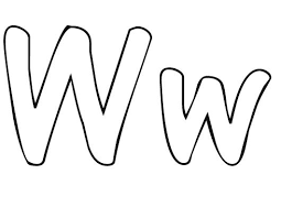 Free Printable Letter Coloring Pages Upper Case And Lower Case Letter W Alphabet Coloring Pages Super Coloring Pages Coloring Pages