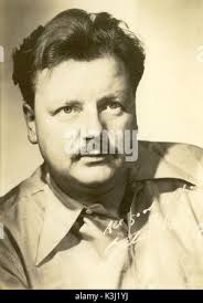 WALTER SLEZAK Austrian born actor Stock Photo