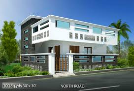 100 Sq Yds 30x30 Sq Ft North Face House 1bhk Elevation View Village House Design House Front Design Independent House