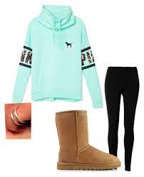 Comfy Winter Outfit By Outfits For Teens Liked On Polyvore Featuring Victoria S Secret Pink Comfy Outfits Winter Winter Outfits Casual Comfy Comfy Winter