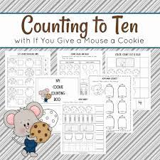 Print out your tag using my if you give a teacher a cookie… free printable on white card stock. Printable If You Give A Mouse A Cookie Counting Activities