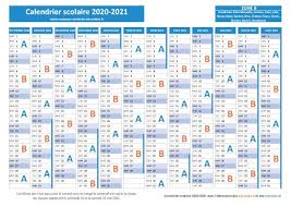 Comment consulter les calendriers de l'année 2021 ? Semaine A Semaine B Calendrier Scolaire 2020 2021 Et 2021 2022