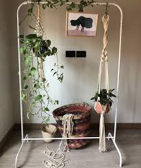 Rigga Clothes Rack White Ikea In 2020 Clothing Rack Ladder Decor Ikea