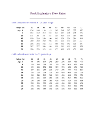 Measuring Your Peak Flow Rate