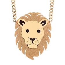 Image result for whimsical  LION NECKLACE clipart