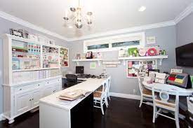 And the desk her husband built for her is truly amazing. 25 Amazing And Practical Craft Room Design Ideas