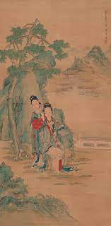 jiao bǐngzhen 焦秉貞 仕女 chinese art painting oriental artwork asian art