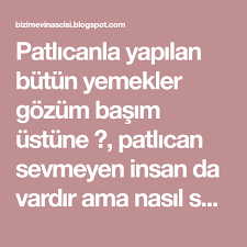 Patlicanla Yapilan Butun Yemekler Gozum Basim Ustune Patlican Sevmeyen Insan Da Vardir Ama Nasil Sevilmez Bunu Da Anlamam Acikcasi Kebap Yemek Patlican