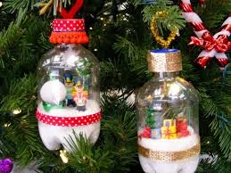 From The Recycle Bin To The Christmas Tree Christmas Ornaments Recycled Christmas Decorations Diy Christmas Ornaments