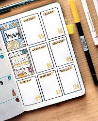 Bullet Journal Ideas Layout Weekly One Page 2019 Calendar Printable Template In 2020 April Bullet Journal Bullet Journal Aesthetic Bullet Journal Layout