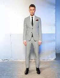 Maybe you would like to learn more about one of these? Dsquared Spring Summer 2013 Classic Collection Grey Suit Men Mens Outfits Grey Suit Black Shoes