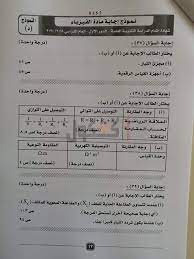 ÙƒØ´ÙƒÙˆÙ„ Ù†Ù†Ø´Ø± Ù†Ù…ÙˆØ°Ø¬ Ø¥Ø¬Ø§Ø¨Ø© Ø§Ù…ØªØ­Ø§Ù† Ù…Ø§Ø¯Ø© Ø§Ù„ÙÙŠØ²ÙŠØ§Ø¡ 2020 Ù„Ø·Ù„Ø§Ø¨ Ø§Ù„Ø«Ø§Ù†ÙˆÙŠØ© Ø§Ù„Ø¹Ø§Ù…Ø©