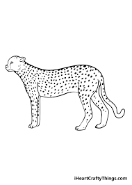 It will be very easy drawing tutorial. Cheetah Drawing How To Draw A Cheetah Step By Step